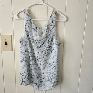 NWT H&M Elegant Blue and White Tank Top Size 4